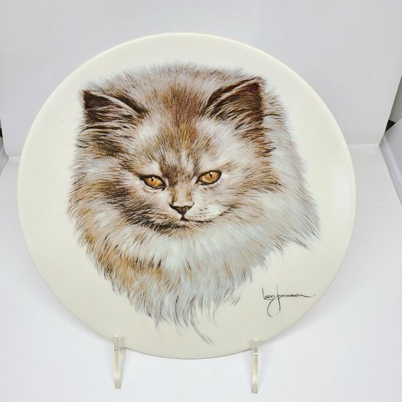 1983 Kern Collectibles 'Morrie' Kitty Cats Plate by Leo Jansen - Picture 1 of 6